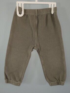 Knit Pull-On Bottoms - Olive Brown (18m)